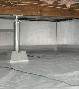 Installed crawl space insulation in St. Paul