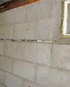 Severely buckling foundation walls 