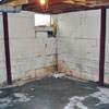 Rusted, corroded i-beams found with a failing foundation in a Duluth home.