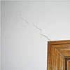 wall cracks along a doorway in a Eau Claire home.