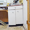 Large slab floor cracks in a Hibbing home