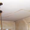 Drywall cracks in Shoreview that were poorly patched and repaired.