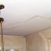 Drywall cracks in Eau Claire that were poorly patched and repaired.