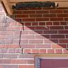 A long foundation crack that begins at a doorway of a Eau Claire home.