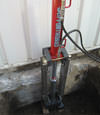 Duluth foundation with settlement issues being lifted by push piers that were installed by our contractors