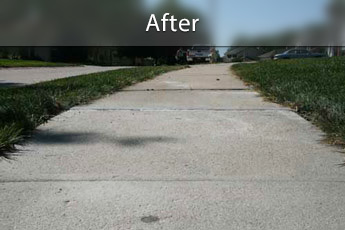 After photo of PolyLevel® concrete sidewalk repair in Duluth