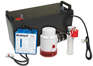 a battery backup sump pump system in Duluth