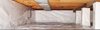 an encapsulated crawl space system in Minneapolis