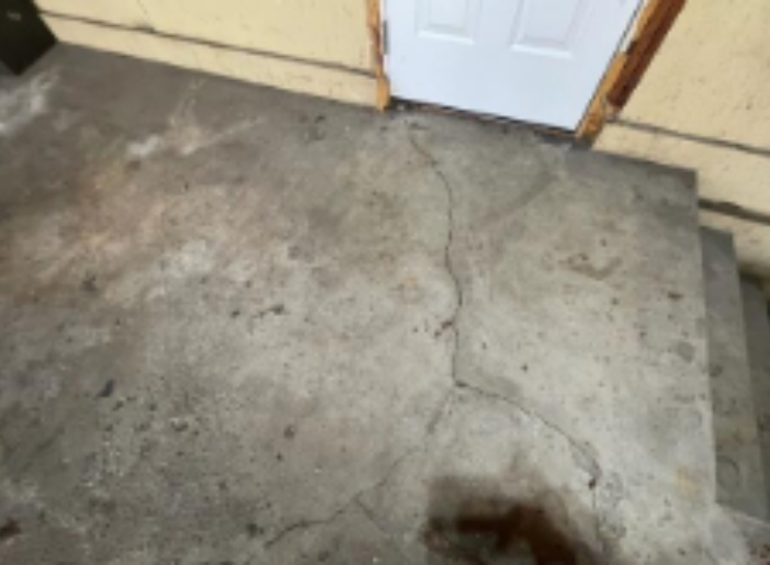 Finished concrete repair with sealed joints in Little Falls