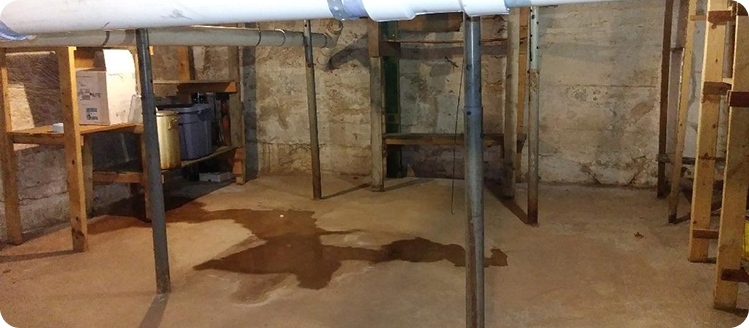 basement-waterproofing-before-wet-utility-area-plymouth-mn 1 (2)