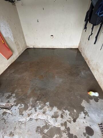 Stabilized boathouse concrete floor after foundation repair in Moose Lake MN