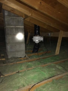 Completed attic insulation project improving comfort in Blackduck MN