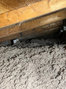 Attic insulation transformation project in Hayward WI