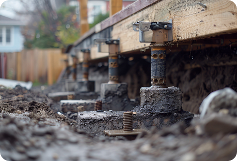 basement-waterproofing-before-wet-utility-area-plymouth-mn 1 (7) pier systems