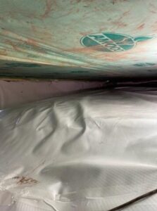 CleanSpace® vapor barrier installation in Brule, WI