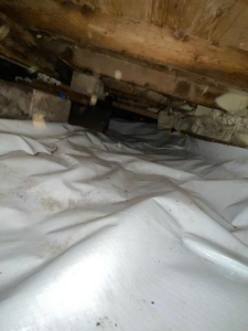 CleanSpace® vapor barrier installation in Menomonie, WI