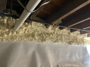 CleanSpace® crawl space encapsulation installation in Ashland, WI