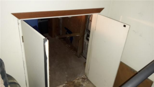 Drafty crawl space before repairs in Esko, MN