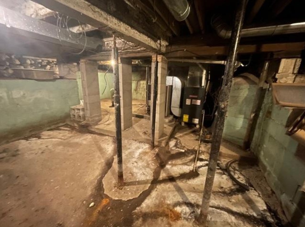 Crawl space causing cold floors and musty odors near Wilson, WI
